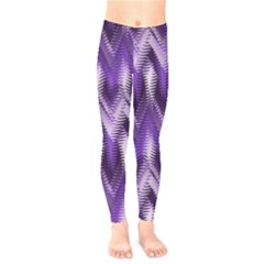 Purple Wavy Kids  Legging