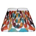 Colorful Geometric Abstract Fitted Sheet (King Size) View1