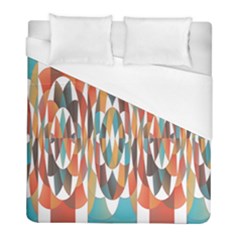 Colorful Geometric Abstract Duvet Cover (full/ Double Size) by linceazul