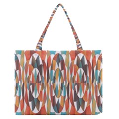 Colorful Geometric Abstract Medium Zipper Tote Bag by linceazul