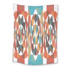 Colorful Geometric Abstract Medium Tapestry