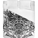 Tattoo tribal owl Duvet Cover (California King Size) View1