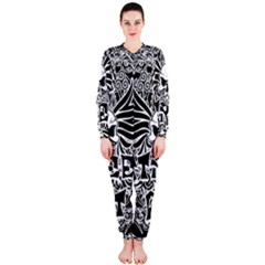 Tattoo Tribal Street Art Onepiece Jumpsuit (ladies)  by Valentinaart