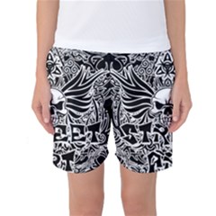 Tattoo Tribal Street Art Women s Basketball Shorts by Valentinaart