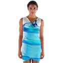 Large Water Bottle Wrap Front Bodycon Dress View1