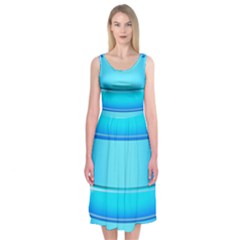 Large Water Bottle Midi Sleeveless Dress by BangZart