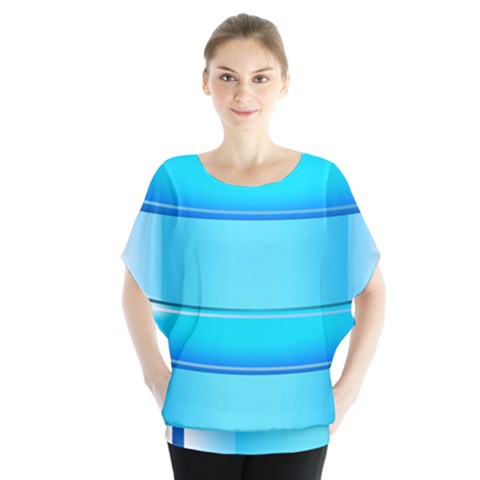 Large Water Bottle Blouse by BangZart