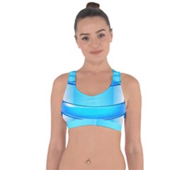 Large Water Bottle Cross String Back Sports Bra