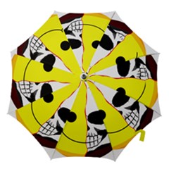 Skull Behind Your Smile Hook Handle Umbrellas (medium) by BangZart