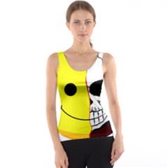 Skull Behind Your Smile Tank Top by BangZart