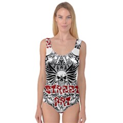 Tattoo Tribal Street Art Princess Tank Leotard  by Valentinaart