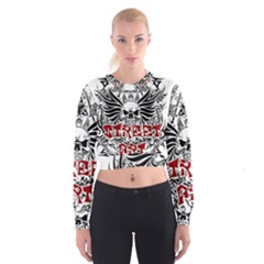 Tattoo Tribal Street Art Cropped Sweatshirt