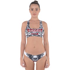 Tattoo Tribal Street Art Cross Back Hipster Bikini Set