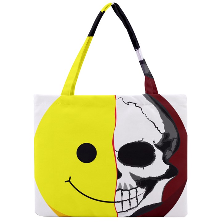 Skull Behind Your Smile Mini Tote Bag