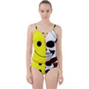 Skull Behind Your Smile Cut Out Top Tankini Set View1