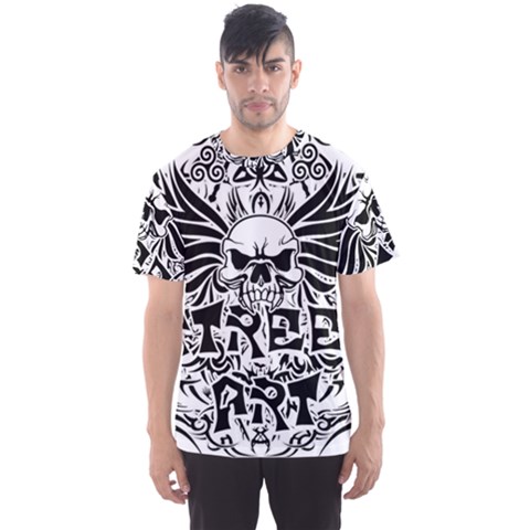 Tattoo Tribal Street Art Men s Sports Mesh Tee by Valentinaart