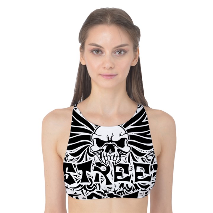 Tattoo tribal street art Tank Bikini Top