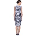 Tattoo tribal street art Sleeveless Velvet Midi Dress View2