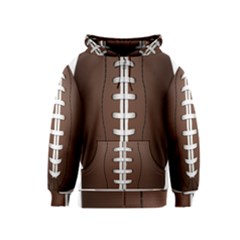 Football Ball Kids  Zipper Hoodie by BangZart