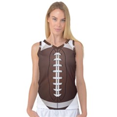 Football Ball Women s Basketball Tank Top by BangZart