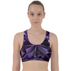 Amethyst Back Weave Sports Bra