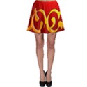 Easter Decorative Red Egg Skater Skirt View1