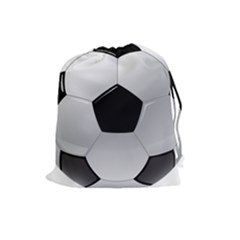 Soccer Ball Drawstring Pouches (large)  by BangZart