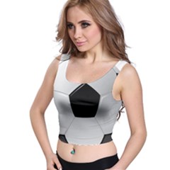 Soccer Ball Crop Top by BangZart