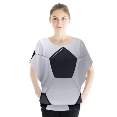 Soccer Ball Blouse by BangZart