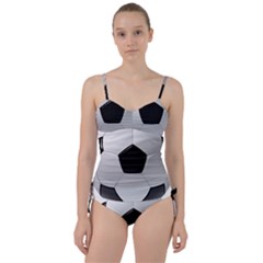 Soccer Ball Sweetheart Tankini Set by BangZart