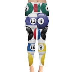 Racked Billiard Pool Balls Leggings  by BangZart