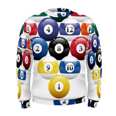 Racked Billiard Pool Balls Men s Sweatshirt by BangZart