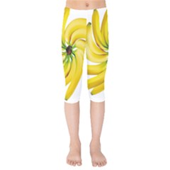 Bananas Decoration Kids  Capri Leggings 