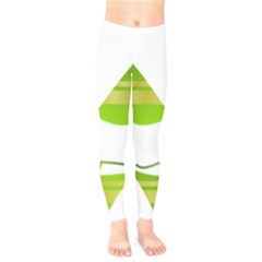 Green Swimsuit Kids  Legging