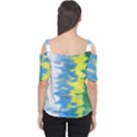 Brazil Colors Pattern Cutout Shoulder Tee View2