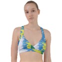 Brazil Colors Pattern Sweetheart Sports Bra View1