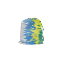 Brazil Colors Pattern Drawstring Pouches (XS) 