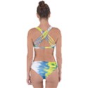 Brazil Colors Pattern Criss Cross Bikini Set View2