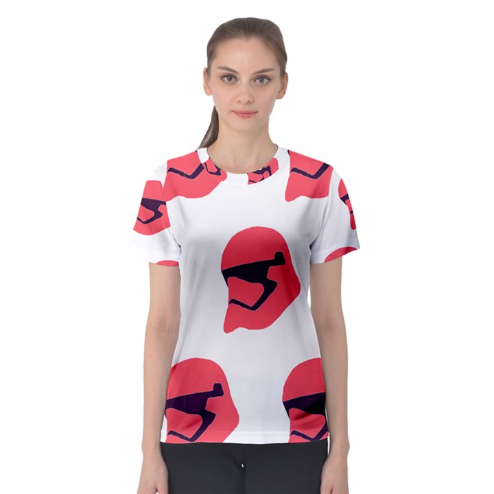 Stormtroper Pattern  Women s Sport Mesh Tee