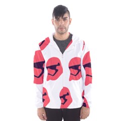 Stormtroper Pattern  Hooded Wind Breaker (men) by paulaoliveiradesign