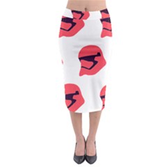 Stormtroper Pattern  Midi Pencil Skirt by paulaoliveiradesign