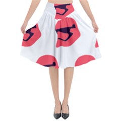 Stormtroper Pattern  Flared Midi Skirt