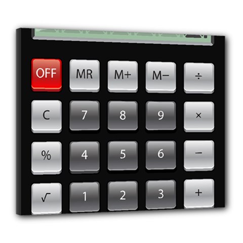 Calculator Canvas 24  X 20  by BangZart