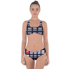 Calculator Criss Cross Bikini Set by BangZart