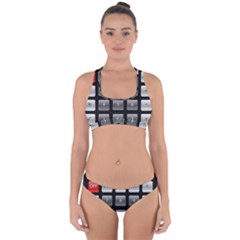 Calculator Cross Back Hipster Bikini Set by BangZart