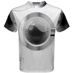 White Washing Machine Men s Cotton Tee by BangZart