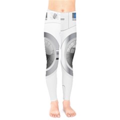 White Washing Machine Kids  Legging