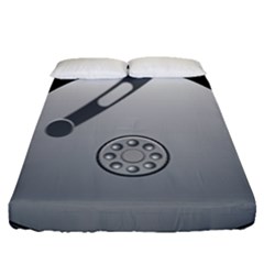 Computer Hard Disk Drive Hdd Fitted Sheet (queen Size) by BangZart