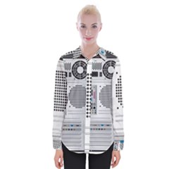 Standard Computer Case Back Womens Long Sleeve Shirt