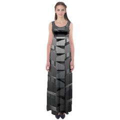 Tire Empire Waist Maxi Dress by BangZart